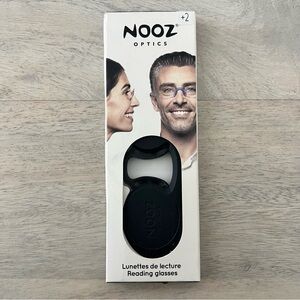 NOOZ Optics Armless Oval Shape pocket Reading Glasses +2.0